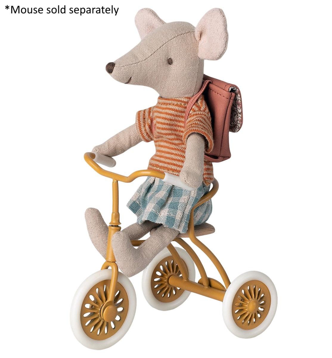 Maileg Abri a Tricycle for Mouse - Ocher