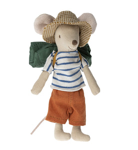 Maileg Hiker Mouse Big Brother Striped Tee