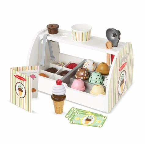 Melissa & Doug Wooden Ice Cream Counter