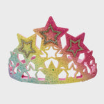 Pink Poppy Rainbow Star Soft Glitter Crown