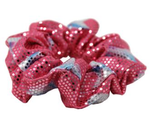 Raspberry Sparkle Scrunchie