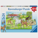 Ravensburger At The Stables - 2x24pc Puzzles