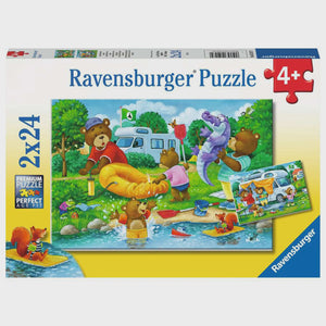 Ravensburger Bear Family Camping Trip - 2x24pc Puzzles