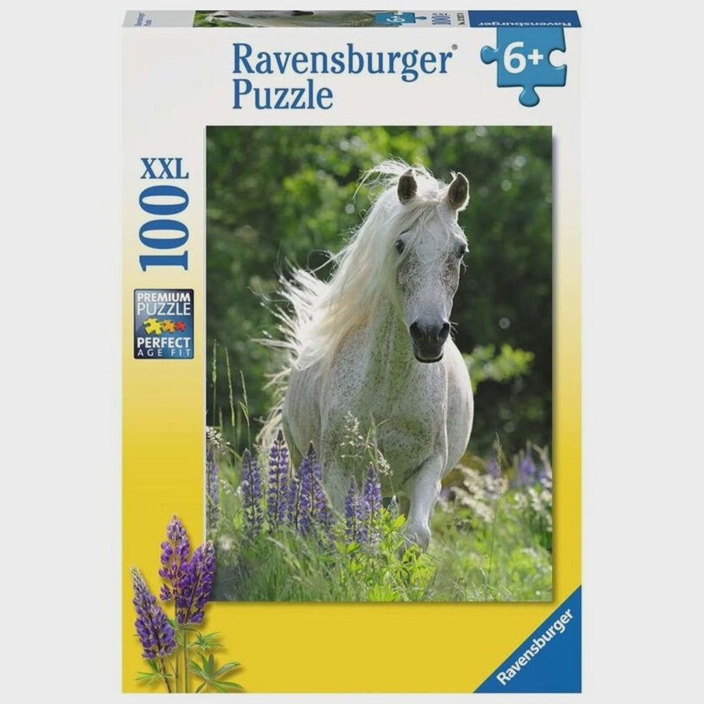 Ravensburger Horse in Flowers 100pc Puzzle