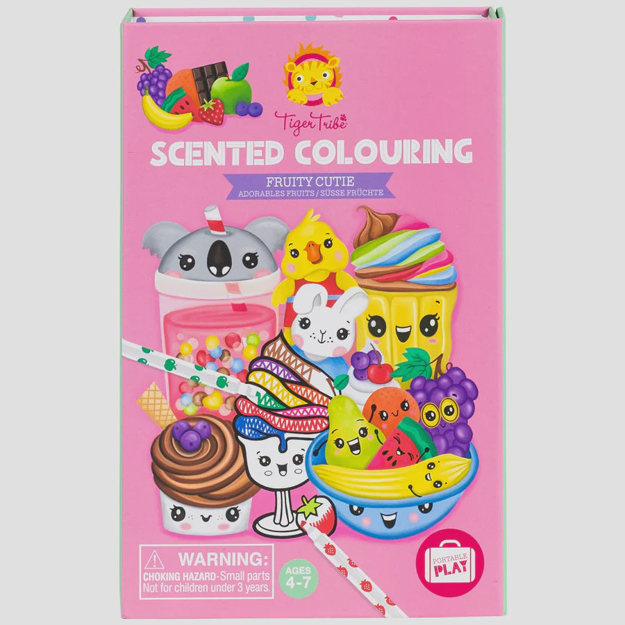 Tiger Tribe- Colouring Set-Fruity Cutie (Scented)