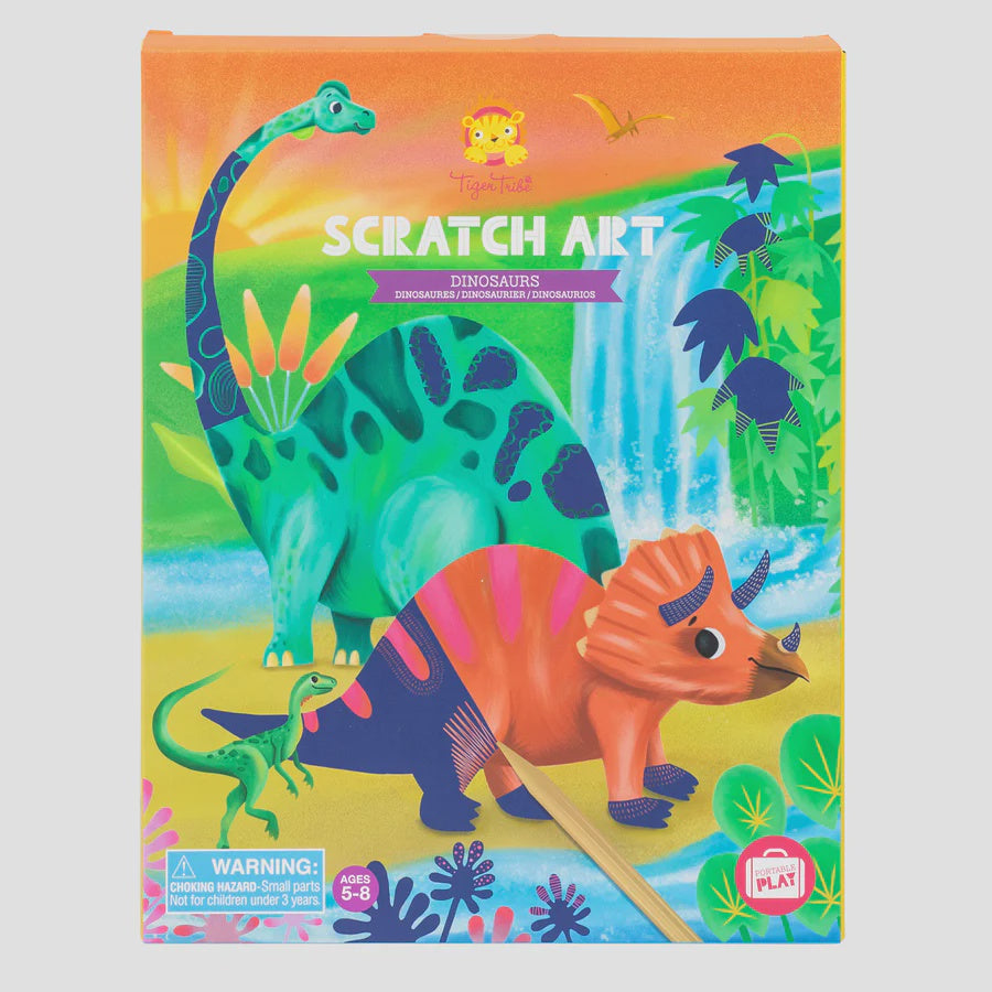 Tiger Tribe - Scratch Art Dinosaurs