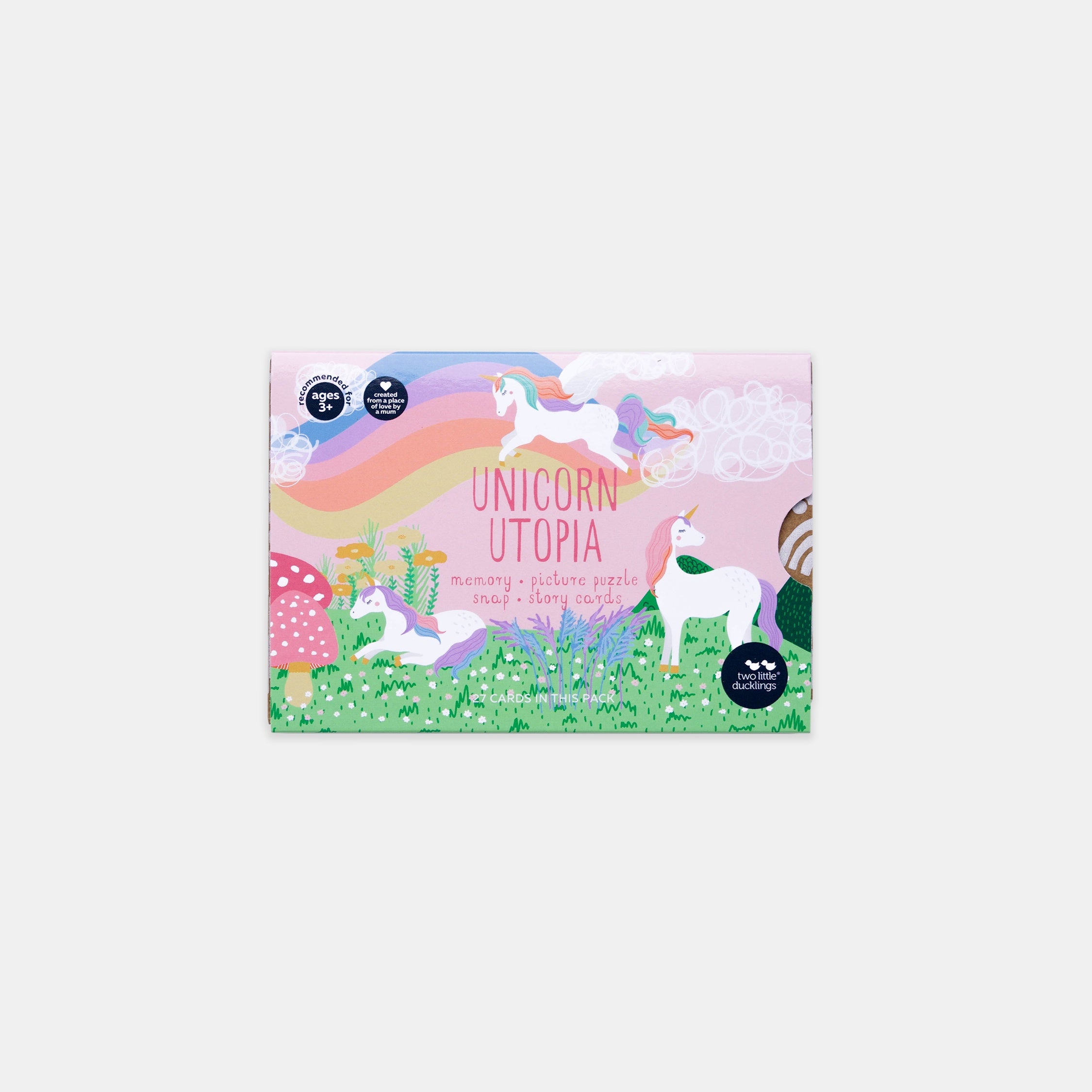 Two Little Ducklings Unicorn Utopia Snap and Memory Card