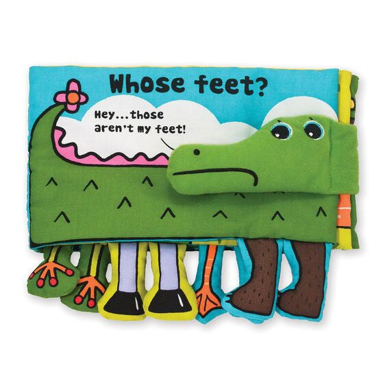 Melissa & Doug K's Kids - Whose Feet? Soft Activity Book