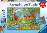 Animals Of The Forest - 2x24pc Puzzles