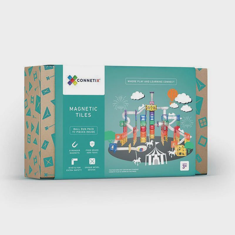 Connetix 92 Piece Rainbow Ball Run