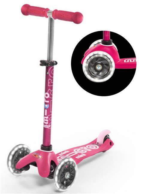 Micro Mini Deluxe LED Scooter - Pink