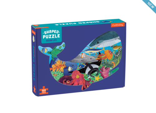 Ocean Life Shaped Puzzle 300pc