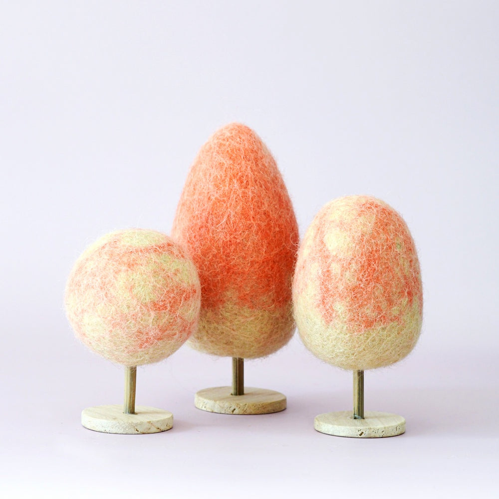 Felt Trees - Peach