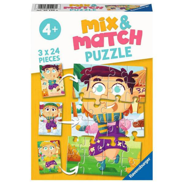 Ravensburger Mix & Match Fashion - 3 x 24pc Puzzles