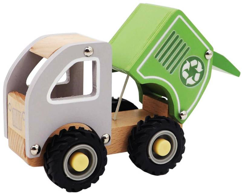 Wooden Construction Vehicle - Recycle Truck