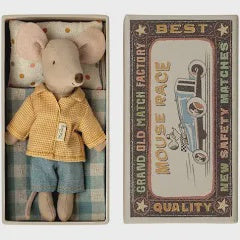 Maileg Big Brother Mouse in Matchbox